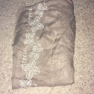 Light brown infinity scarf